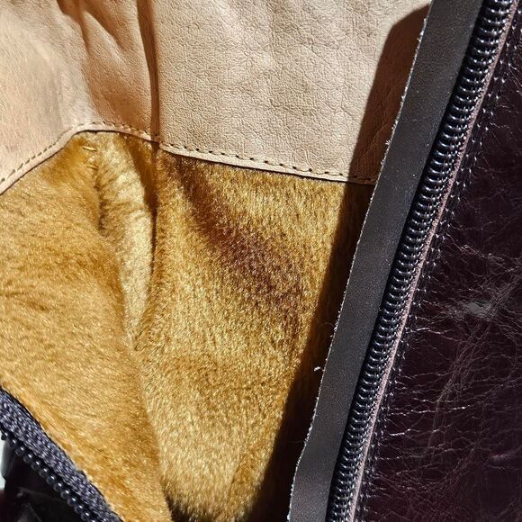 vintage whimsigoth cottagecore dark brown leather miz mooz astor boots - Picture 5 of 8